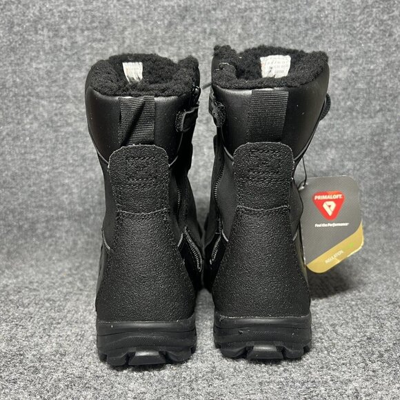 Timberland Chillberg Waterproof Boots Boys Size 2 Black Sherpa Lined - Picture 4 of 8